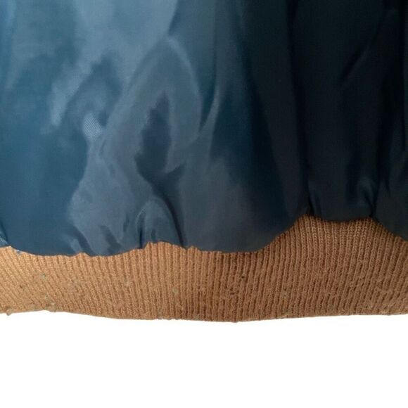 Vtg 1980s Woolrich Mens Quilted Vest XL Blue Quilted Winter Streetwear Gorpcore - Picture 4 of 7